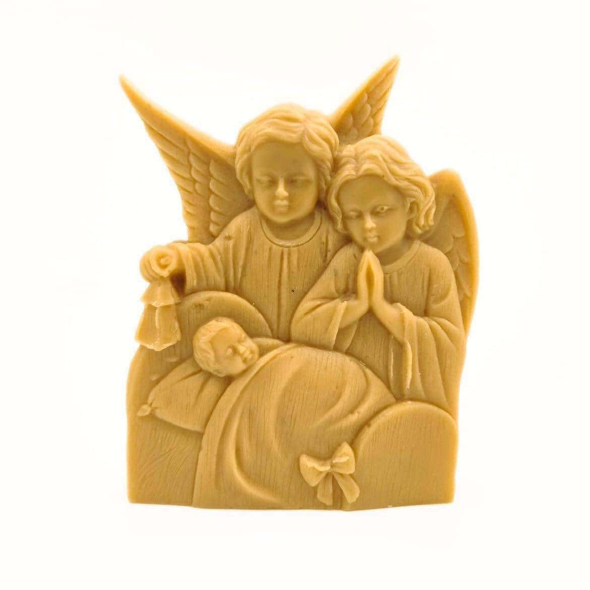 Schutzengel Wachsfigur
